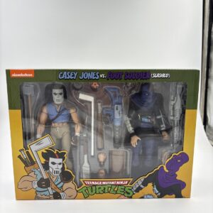 NECA TMNT Casey Jones and Slashed Foot Soldier slashed