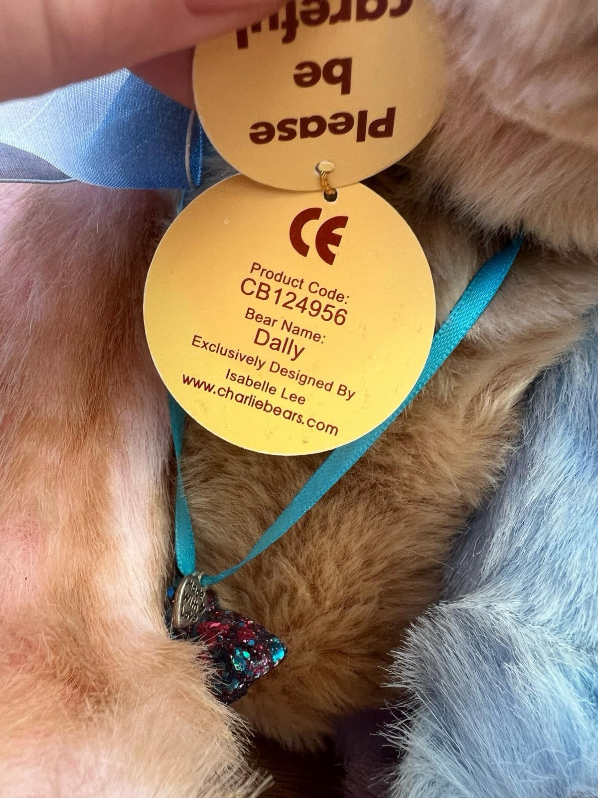 Charlie Bears Dally - Ltd Ed Isabelle Lee With Tags gorgeous colours - RARE - Image 6