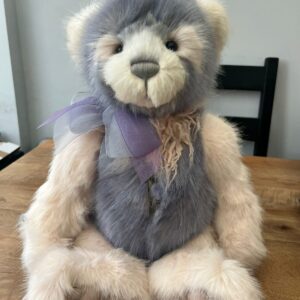 Charlie Bear, LYNDSEY BEAUTIFUL BIG CHARLIE BEAR LIMITED EDITION PLUMO 24”