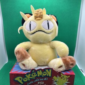 Vintage Pokémon Plush Toys 1999 Meowth Hasbro Classic 151