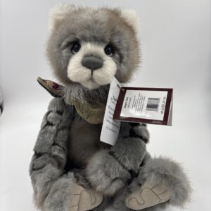 Charlie Bears Night Owl 14” Plumo Bear Limited In Production To 1000 Worldwide