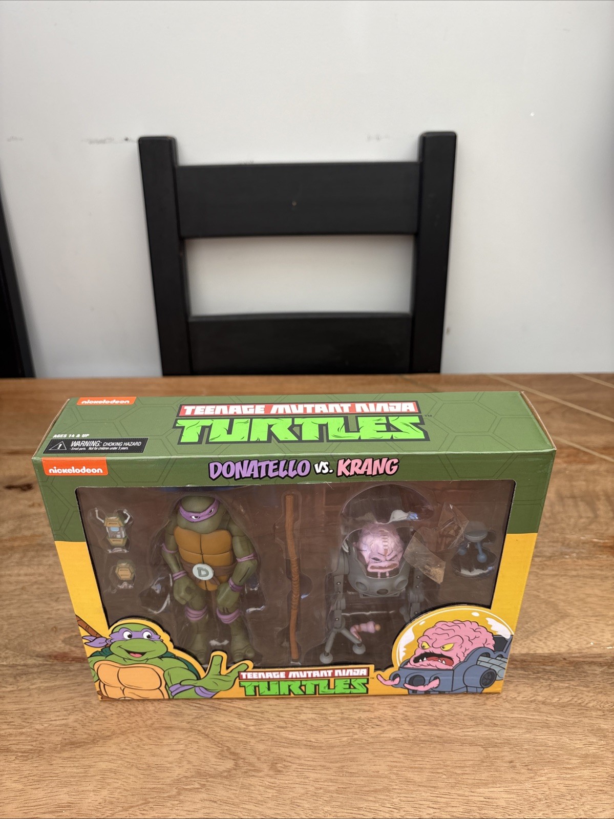 NECA Donatello Vs Krang Toon 2 Pack Teenage Mutant Ninja Turtles TMNT Figures - Image 4