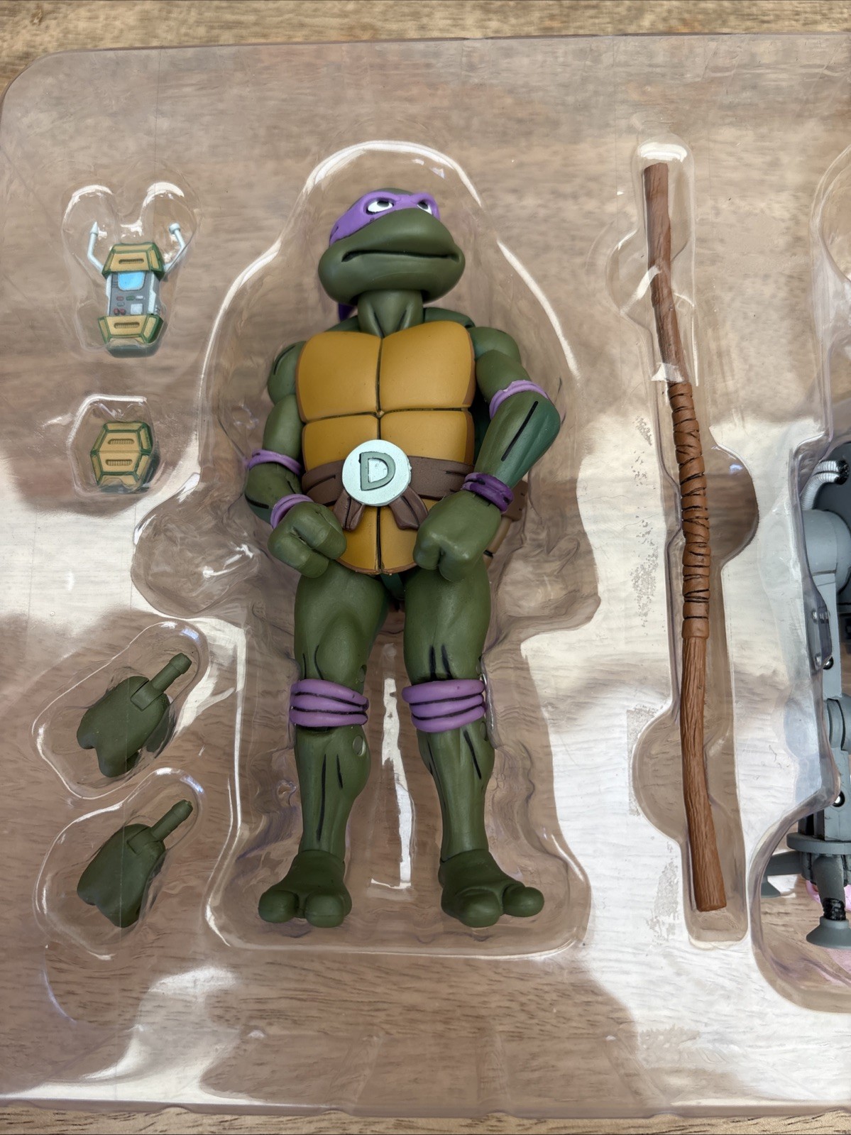 NECA Donatello Vs Krang Toon 2 Pack Teenage Mutant Ninja Turtles TMNT Figures - Image 12