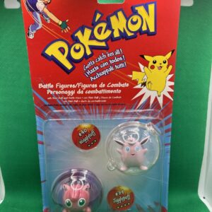 New Hasbro Pokemon Power Pokes Battle Figures Wigglytuff and Jigglypuff 2 Pack