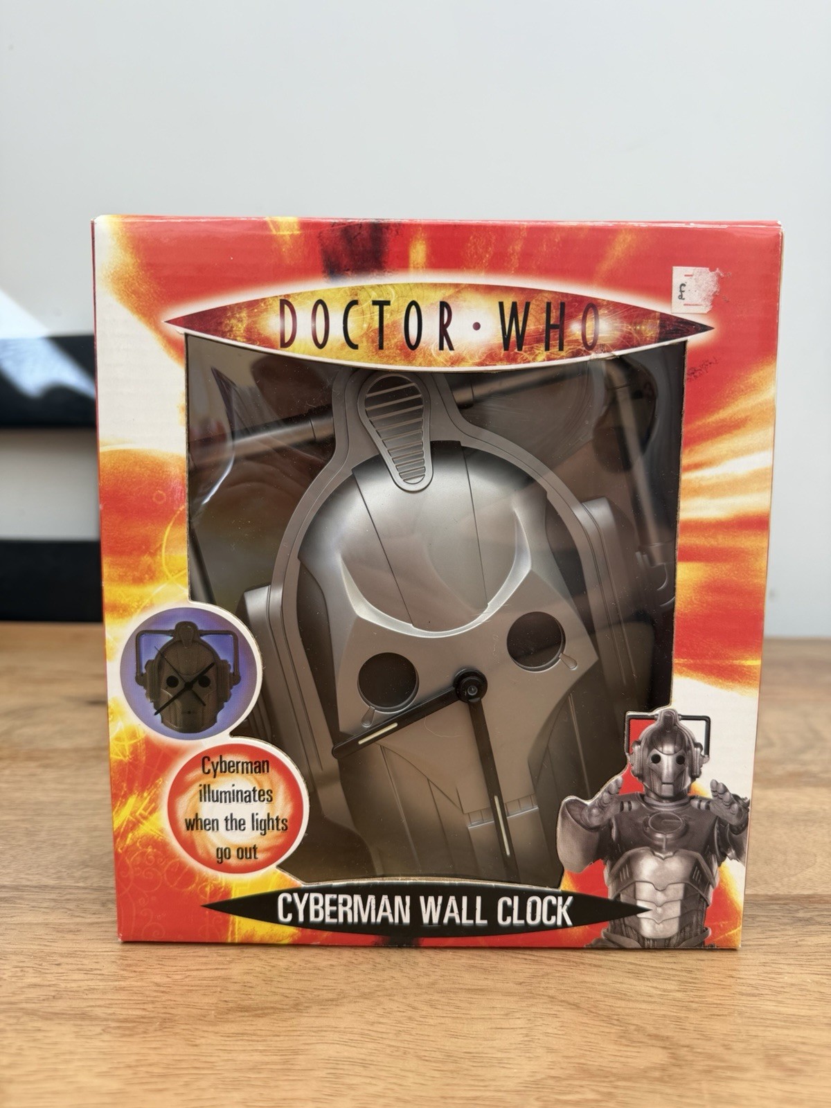 Doctor Who Cyberman Wall clock Rare