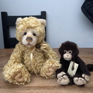 Charlie Bears - Bananas & Custard - Bear & Monkey By Isabelle Lee