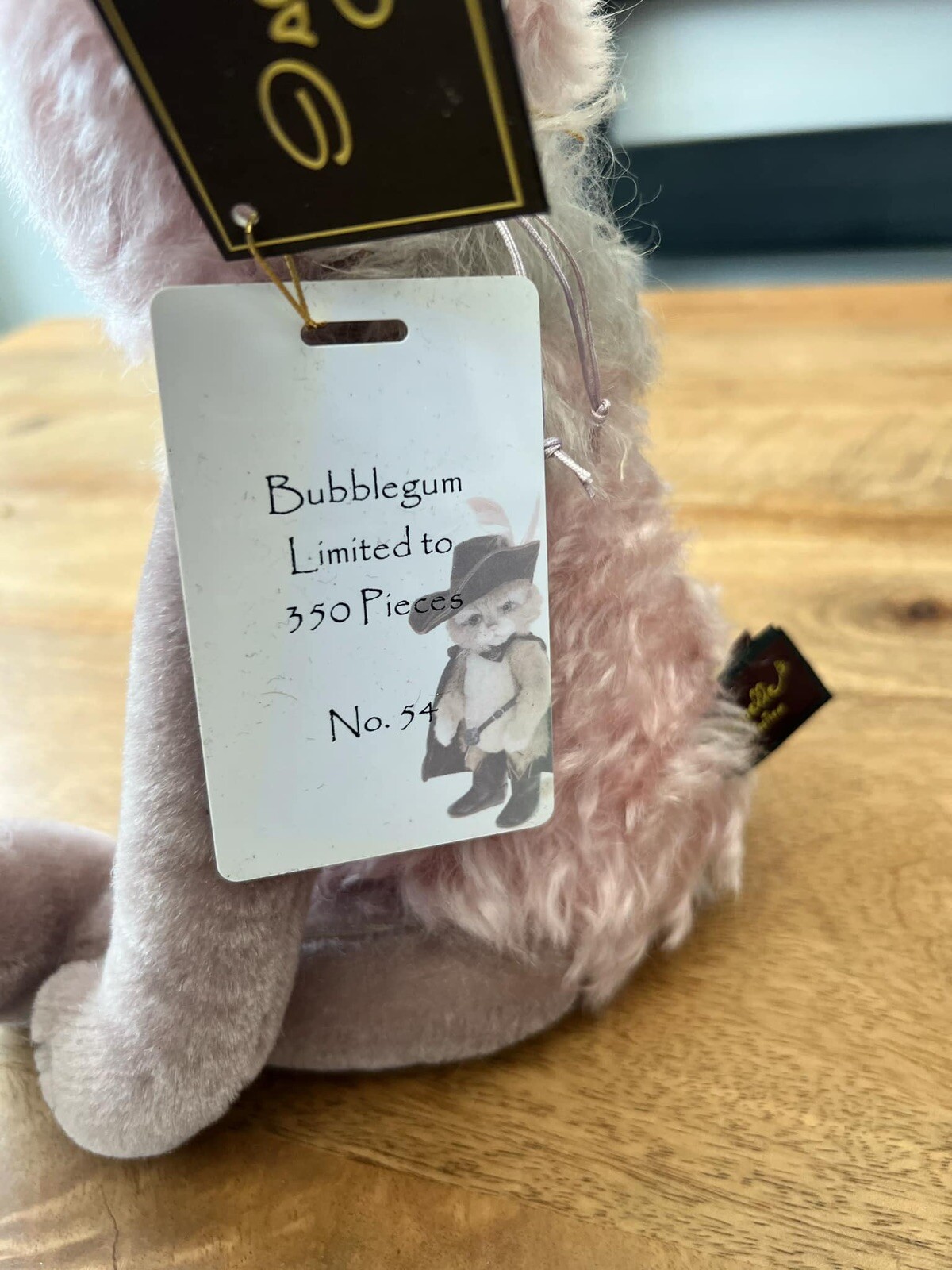 Charlie Bears Rare Mohair Bubblegum Limited Edition of 350 with tags - Image 6