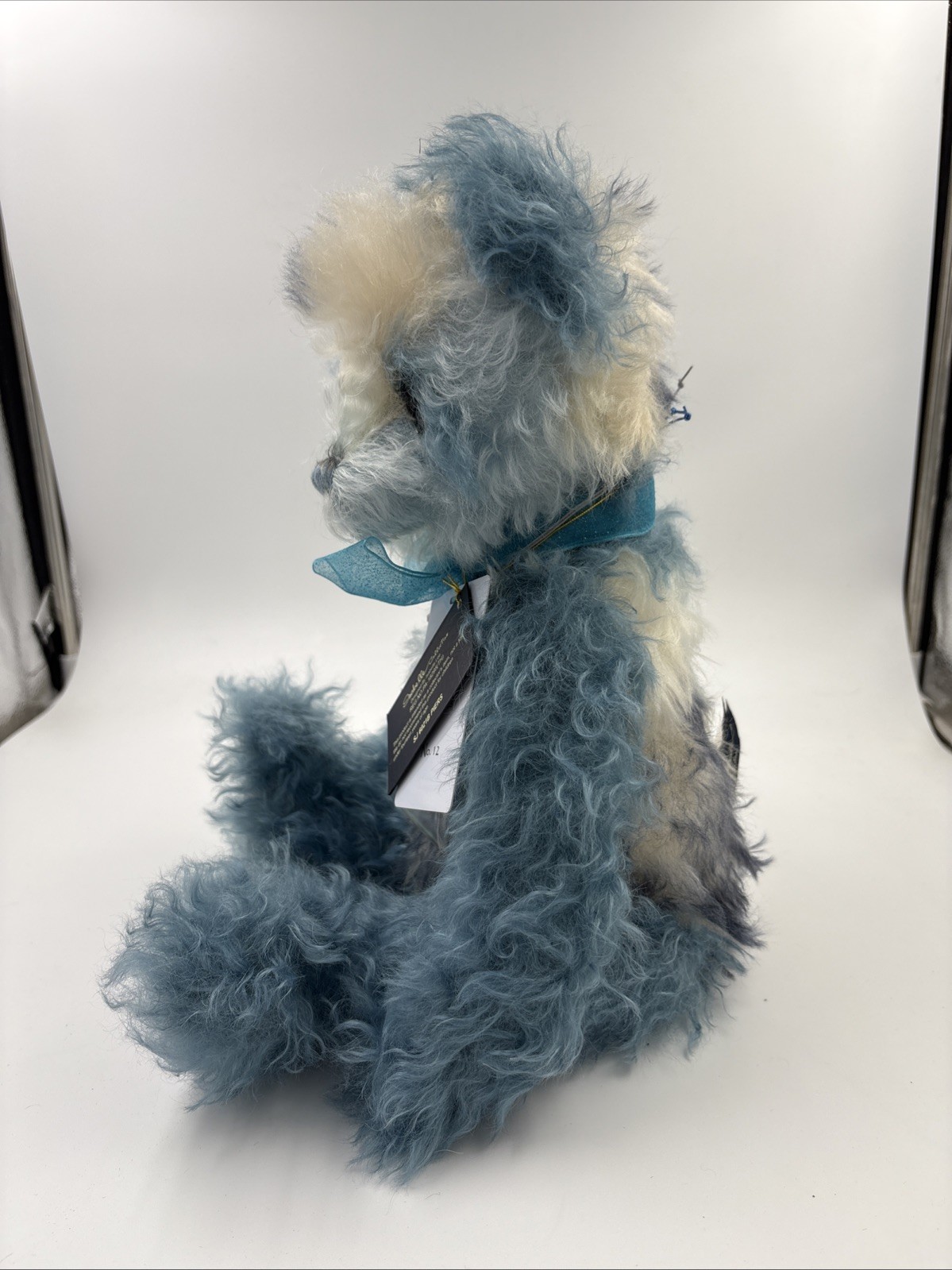 Charlie Bears Piers Limited Edition Of Only 250 Mohair Blue White Bear Tags - Image 7