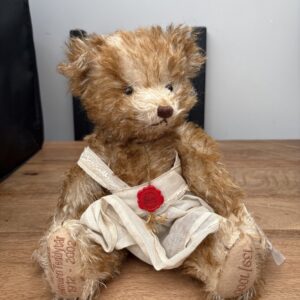 Hermann Teddy Original 90th Anniversary 36cm Ltd Edition Mohair Teddy Bear - COA