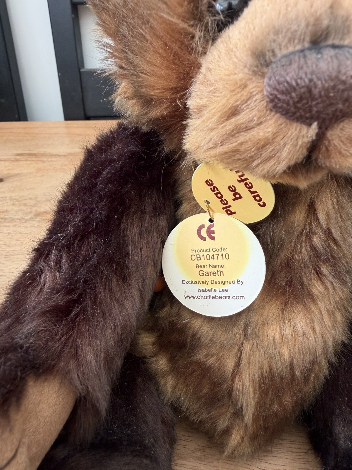 charlie bear Gareth Excellent Condition With Tags - Image 3