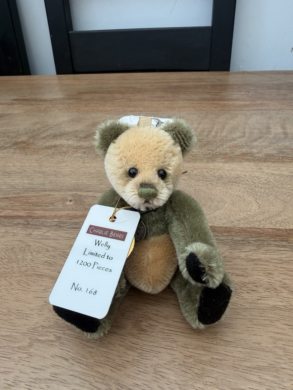 Charlie Bear Plush Welly Limited Edition Collection Bear