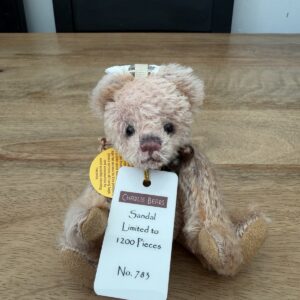 Charlie Bears “Sandal” Bear Keyring mohair Limited Edition 1200  Tagged