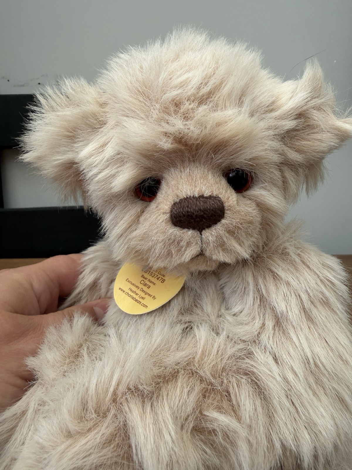 Charlie Bears CLARA (2009) Retired Heather Lyell Plush – Magnetic Paws – VGC - Image 7