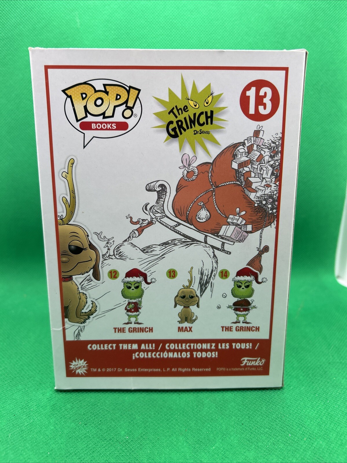 Funko Pop! Dr. Seuss The Grinch - Max (Flocked) Go! Calendar Club Exclusive - Image 4