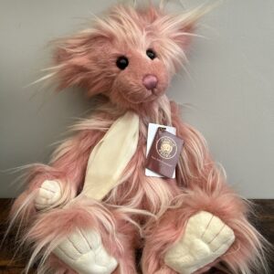 charlie bear ,pink hatty bears series, limited edition no 168