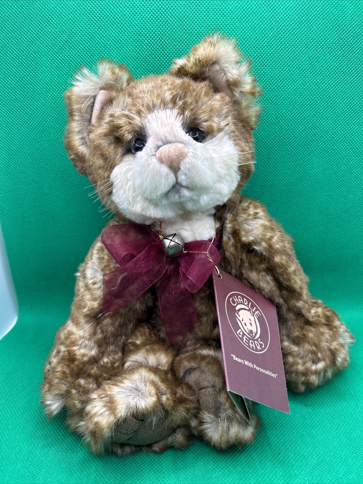 Charlie Bears Mittens Cat With Tag