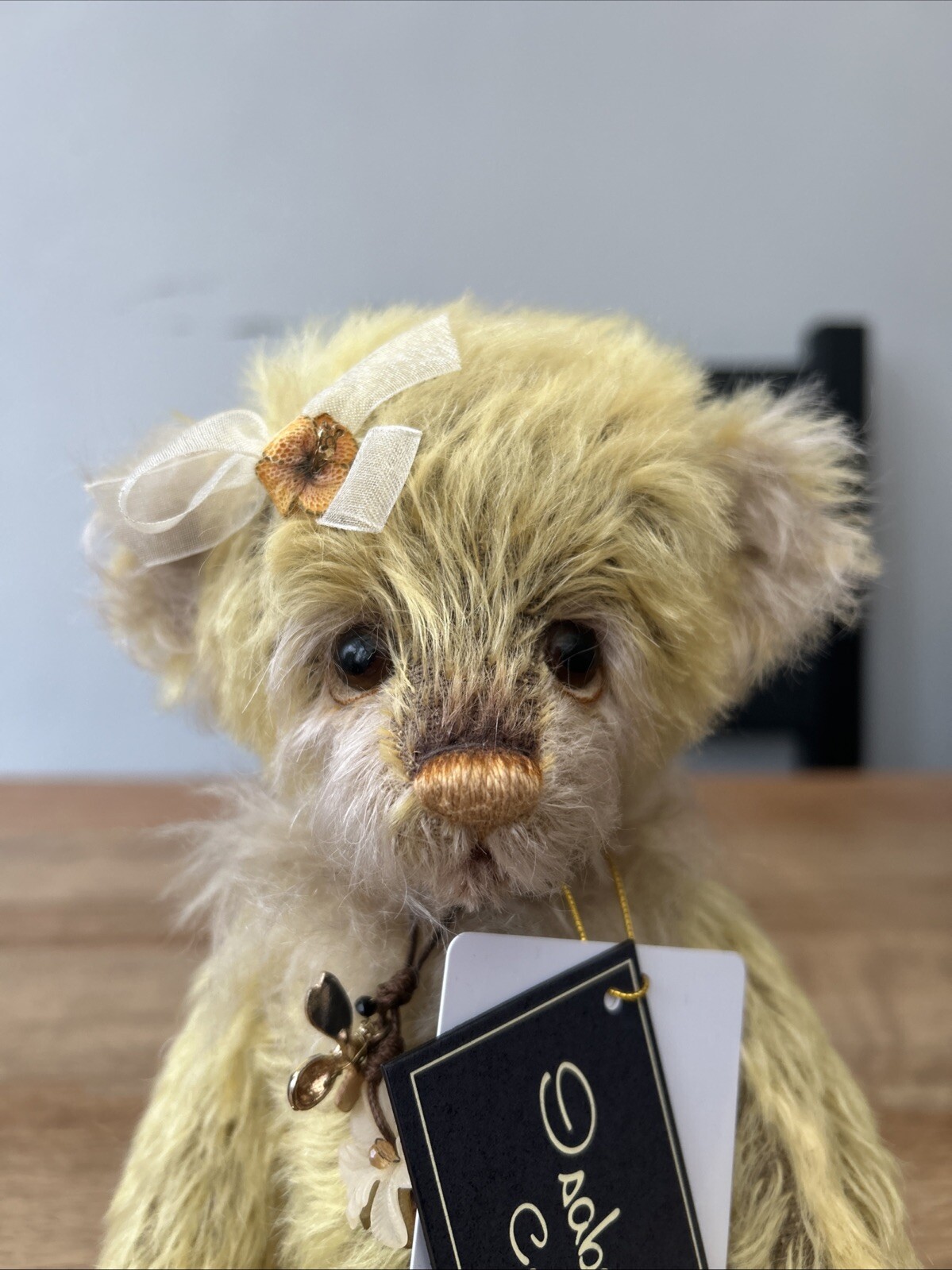 Charlie Bears Celandine Mohair Limited Edition Retired Rare Sweet Face 🩷💜 - Image 8