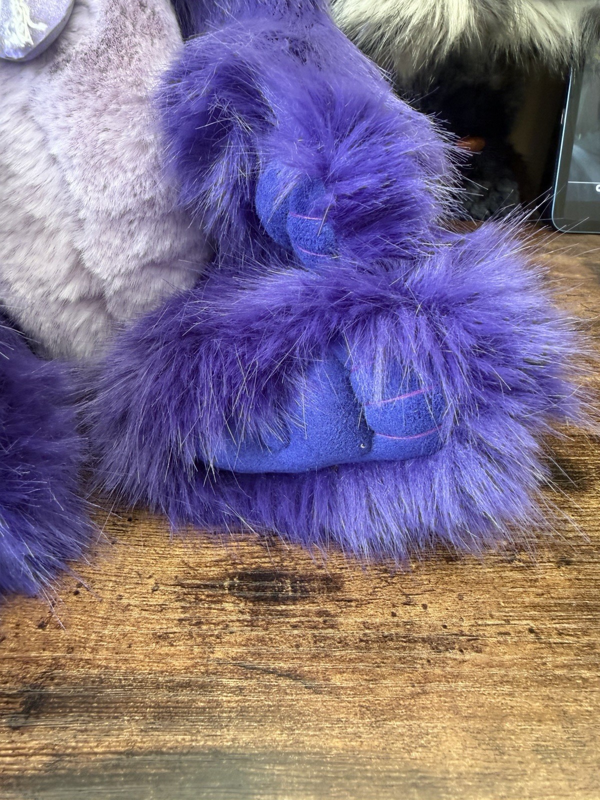 Charlie Bears Plumo Teddy Bear Panda - Parma Violet - Limited Edition To 300 - Image 4