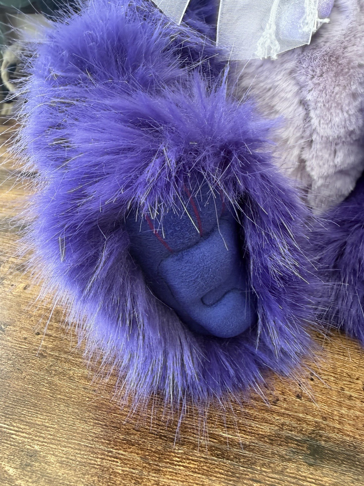 Charlie Bears Plumo Teddy Bear Panda - Parma Violet - Limited Edition To 300 - Image 5