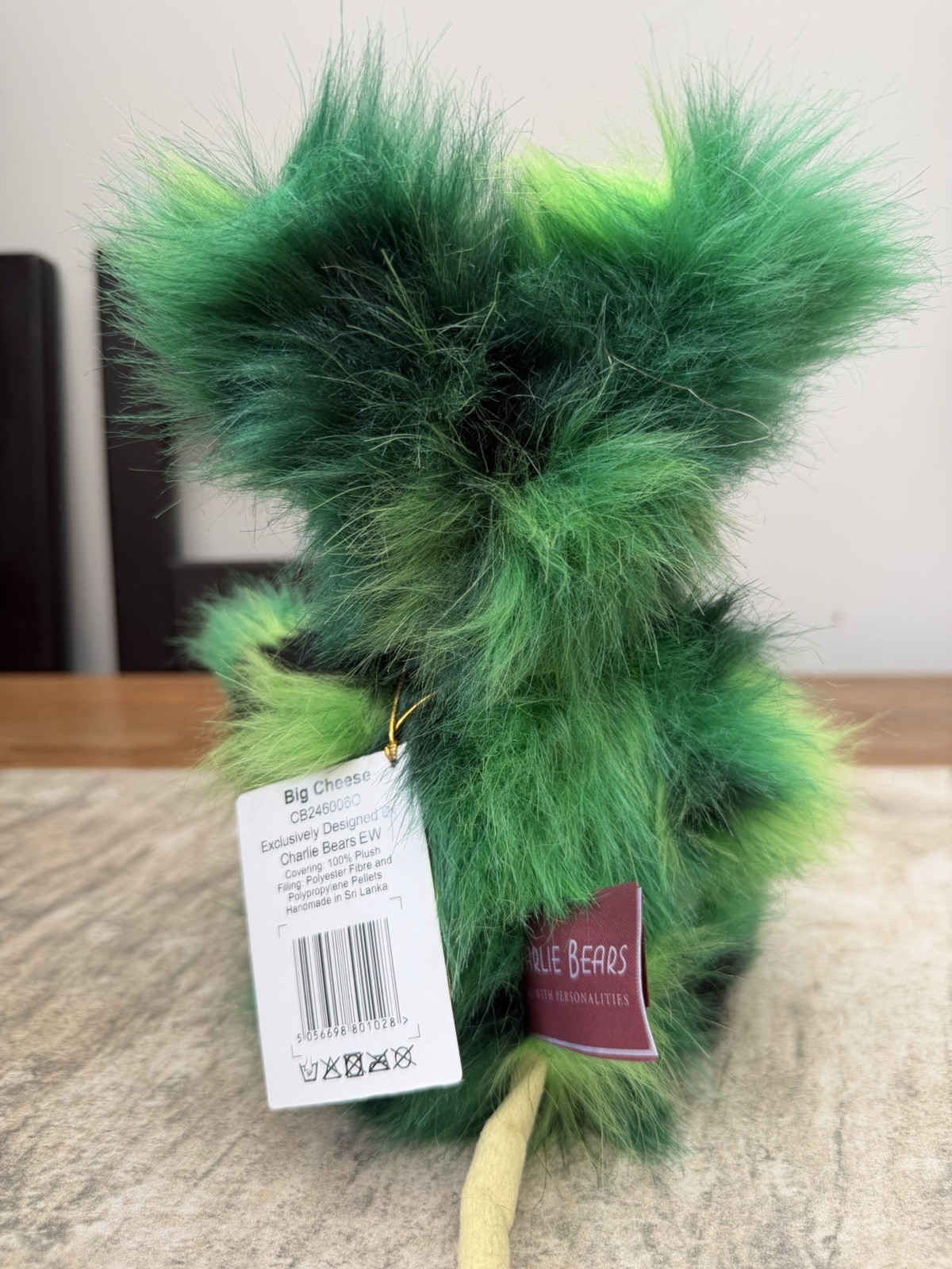 Charlie Bears Big Cheese Collectible Teddy Bear - Image 4
