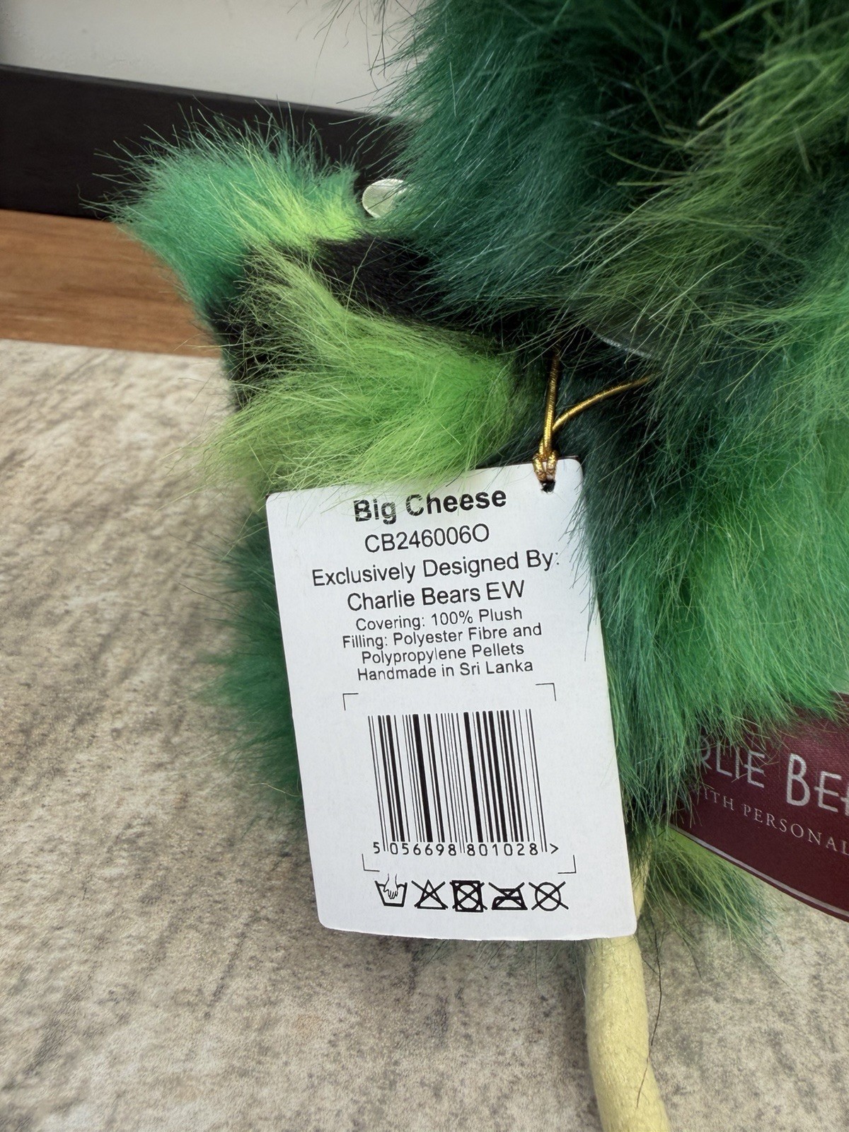 Charlie Bears Big Cheese Collectible Teddy Bear - Image 5