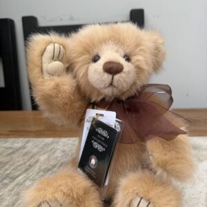 Charlie Bear Hand Signed Anniversary Scribbles with All Tags. Rare.
