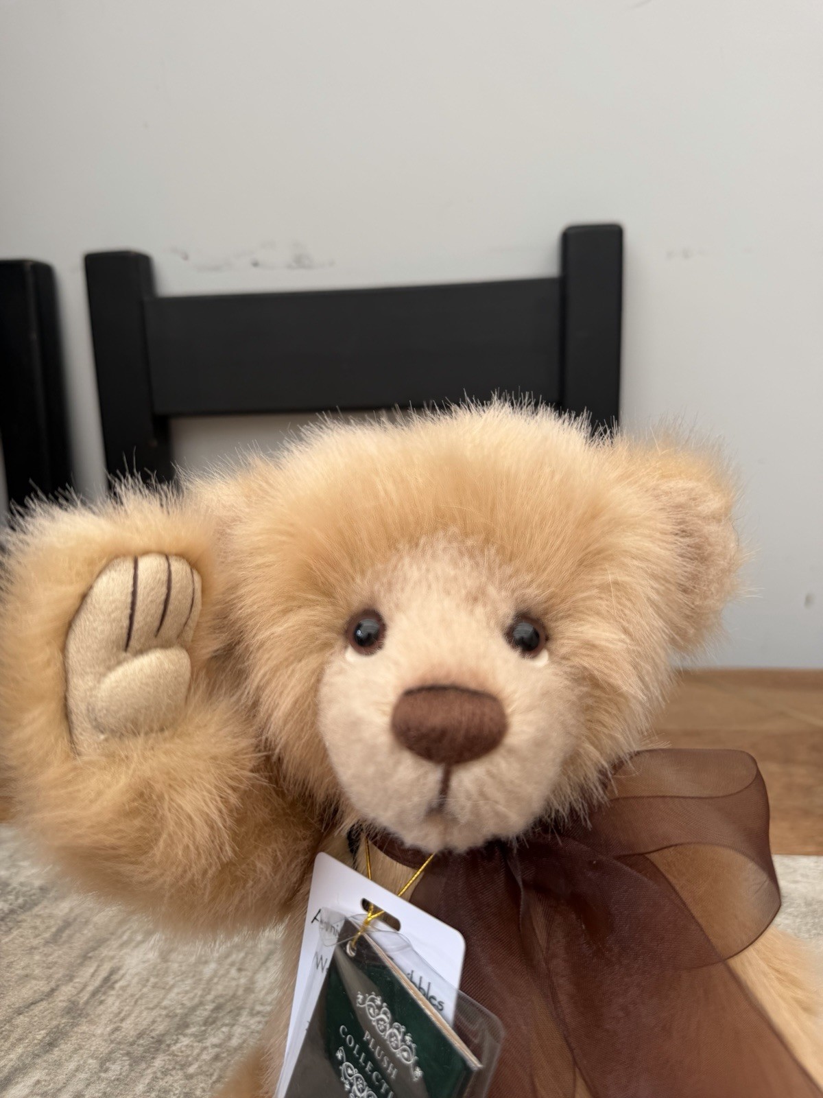 Charlie Bear Hand Signed Anniversary Scribbles with All Tags. Rare. - Image 2