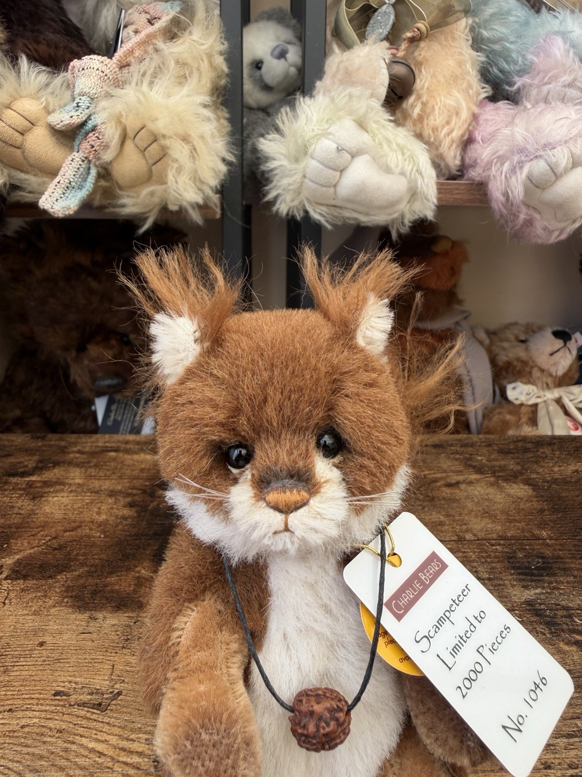 Charlie Bears Minimo Scampeteer Limited Edition,retired/sold out,2015,6.5"/17 cm - Image 2
