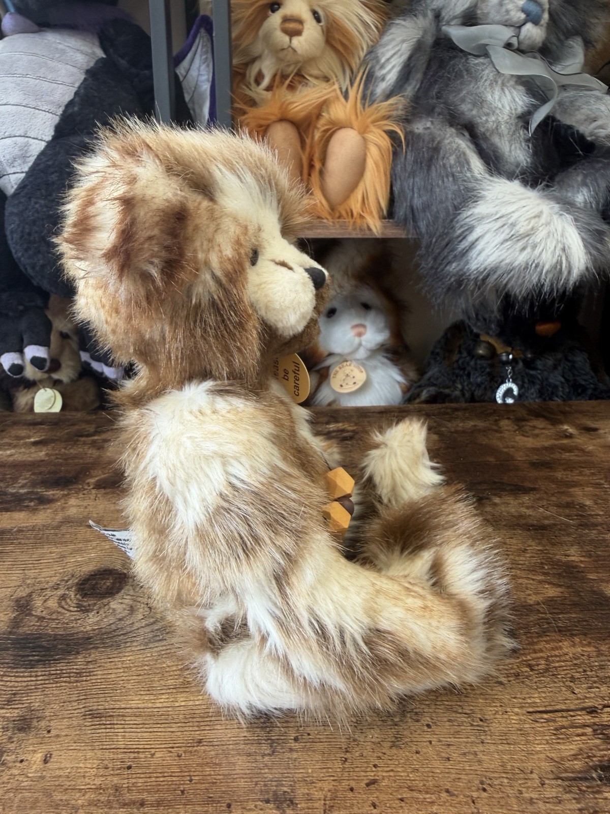 Charlie Bears Tickle Teddy Bear Heather Lyell Design Tagged - Image 4