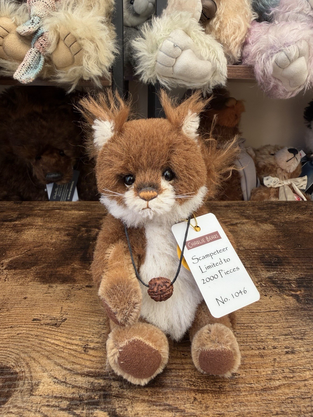 Charlie Bears Minimo Scampeteer Limited Edition,retired/sold out,2015,6.5"/17 cm - Image 7
