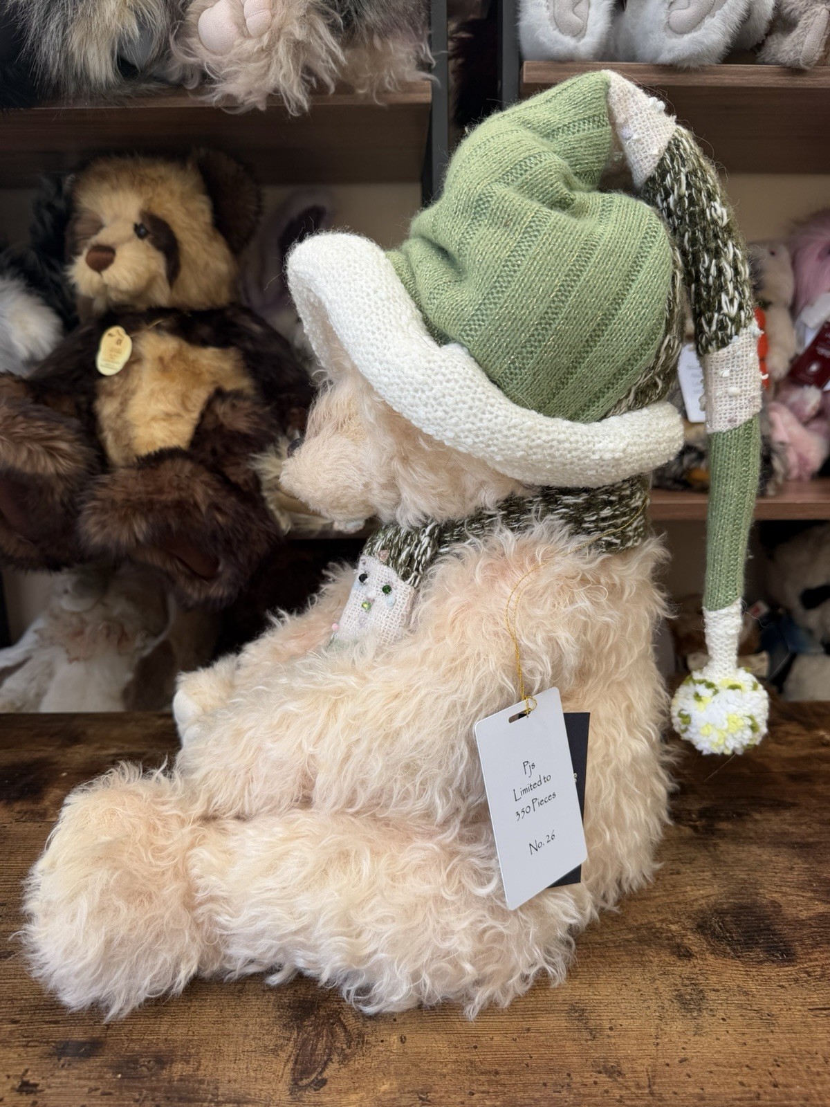 charlie bears PJ's 2021 24 inch mohair large no.26 of 350 - Image 9