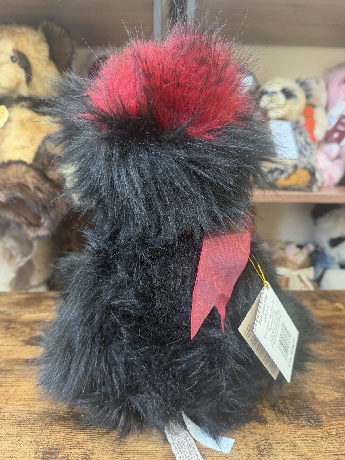 Charlie Bears RED LIQUORICE 15" 38cm Jointed Soft Plush Collectable Teddy Bear - Image 7