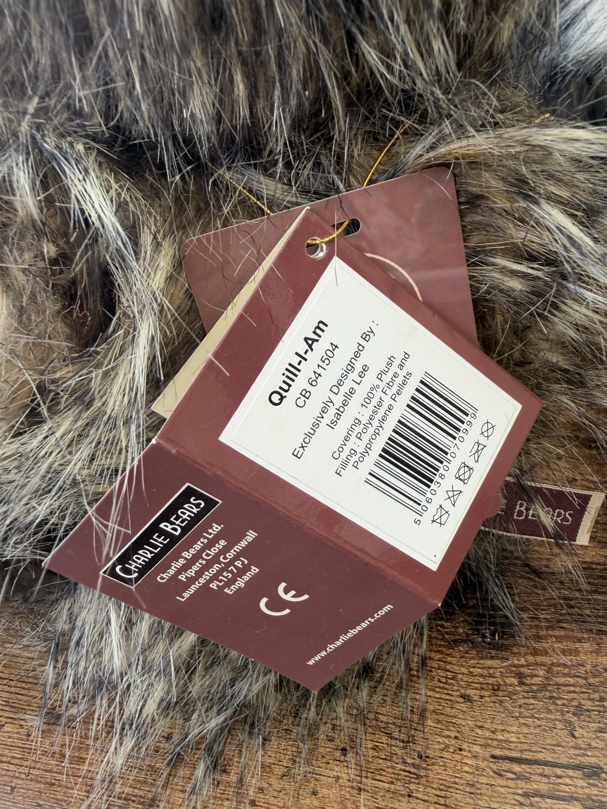 Charlie Bears Quill I Am Hedgehog Porcupine Plush Bear - Image 8