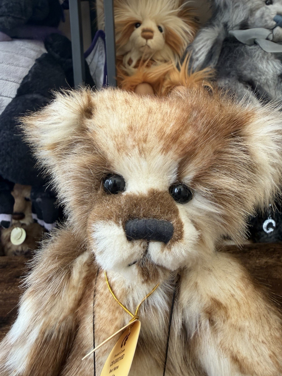 Charlie Bears Tickle Teddy Bear Heather Lyell Design Tagged - Image 7