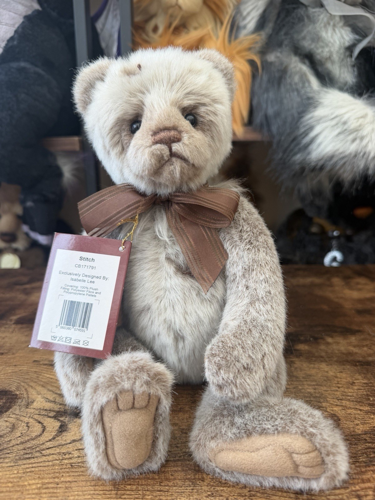 Charlie Bears Stitch - Teddy Bear - Plush - Isabelle Lee Collection - 13" - 2017