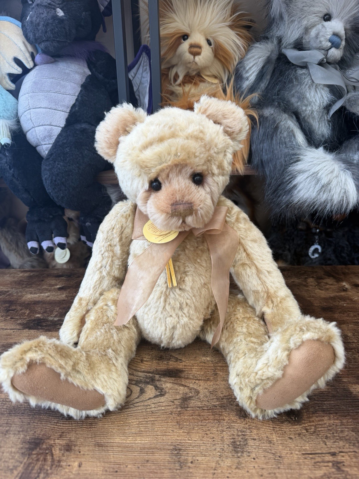 Charlie Bears - "Chip" - by Isabelle Lee - CB131399A - 41cm, Gold Plush