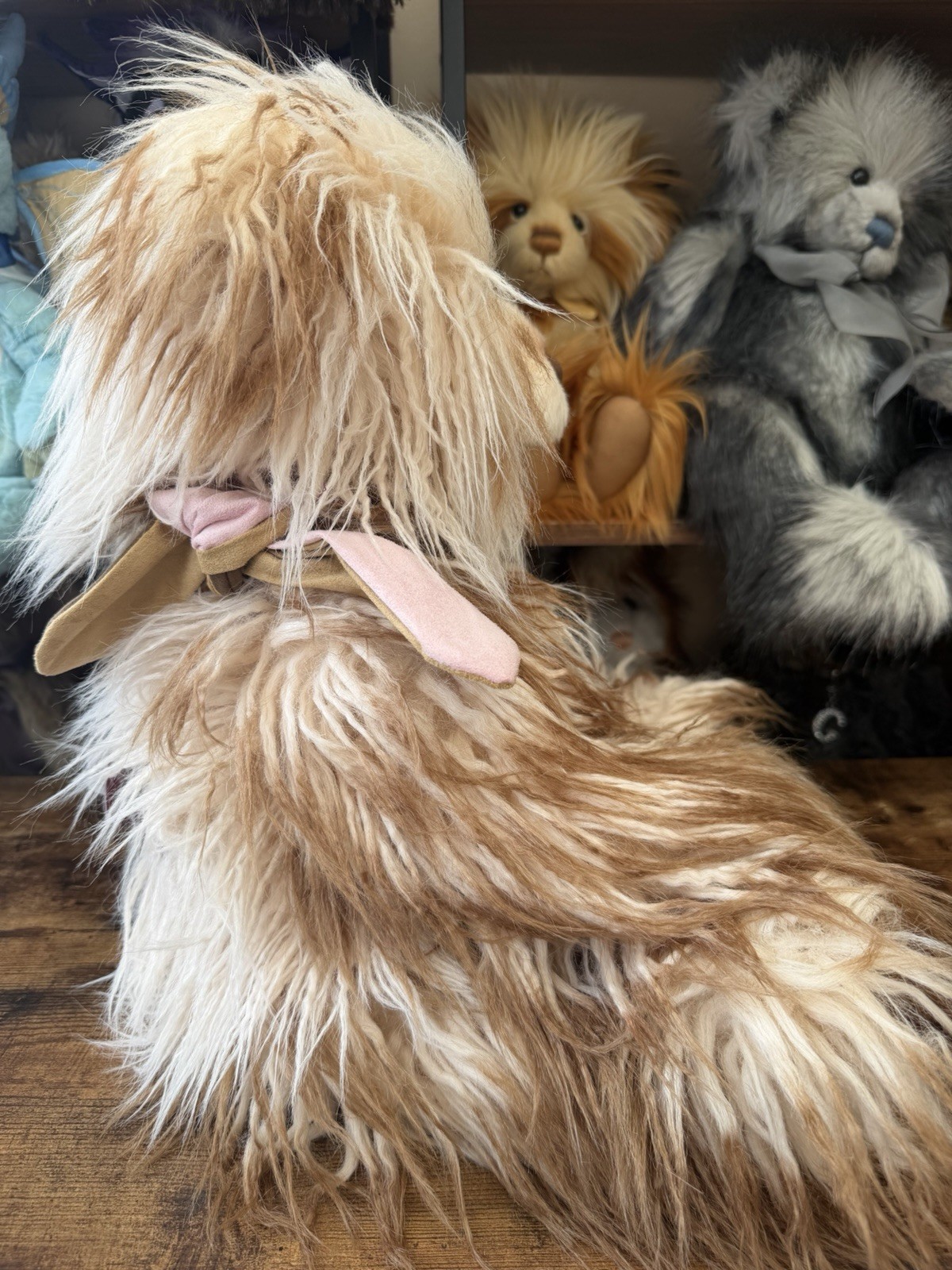 Charlie Bears RACHAEL NEW WITH TAGS,2023 RTD,23"/58CM TALL,5 WAY JOINTED PLUSH - Image 6