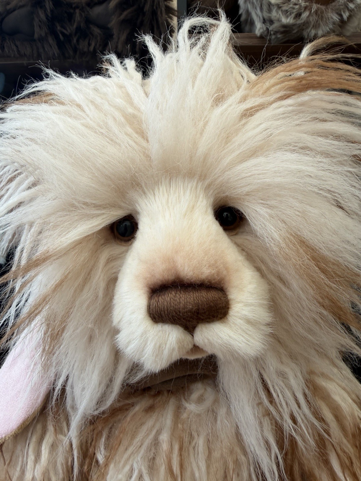 Charlie Bears RACHAEL NEW WITH TAGS,2023 RTD,23"/58CM TALL,5 WAY JOINTED PLUSH - Image 9