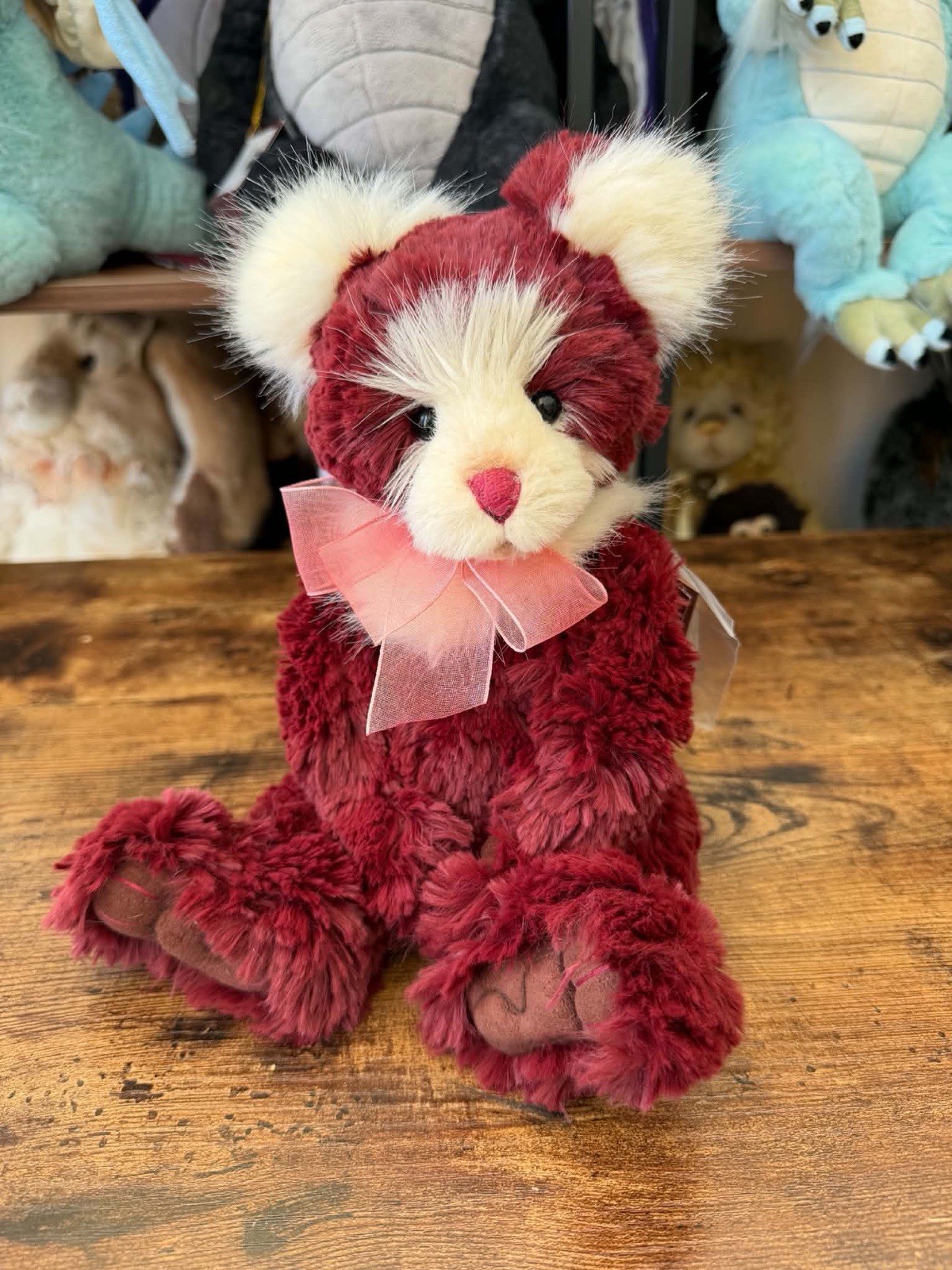Berry Bear Charlie Bears QVC 30cm Secret collection Teddy Bear Plush