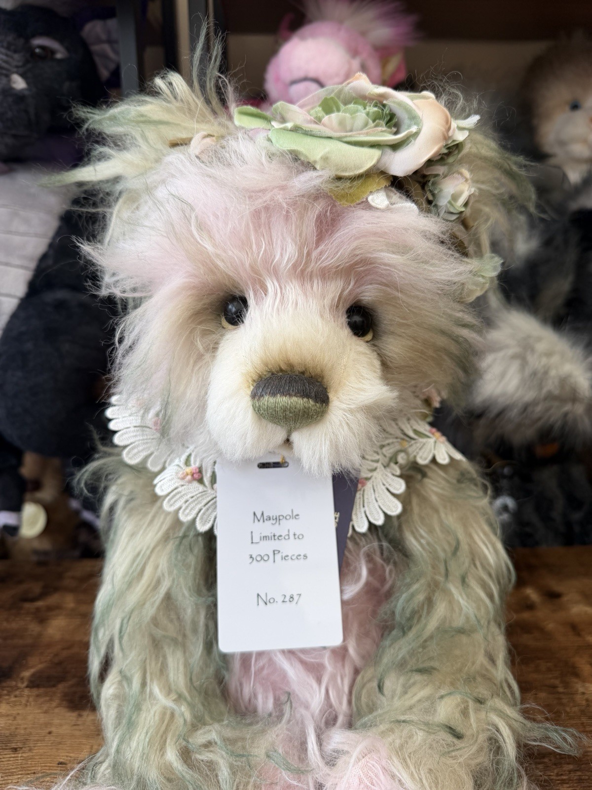 Charlie Bears Isabelle Lee Maypole Ltd 300 Extremely Rare Retired Mint Condition - Image 2