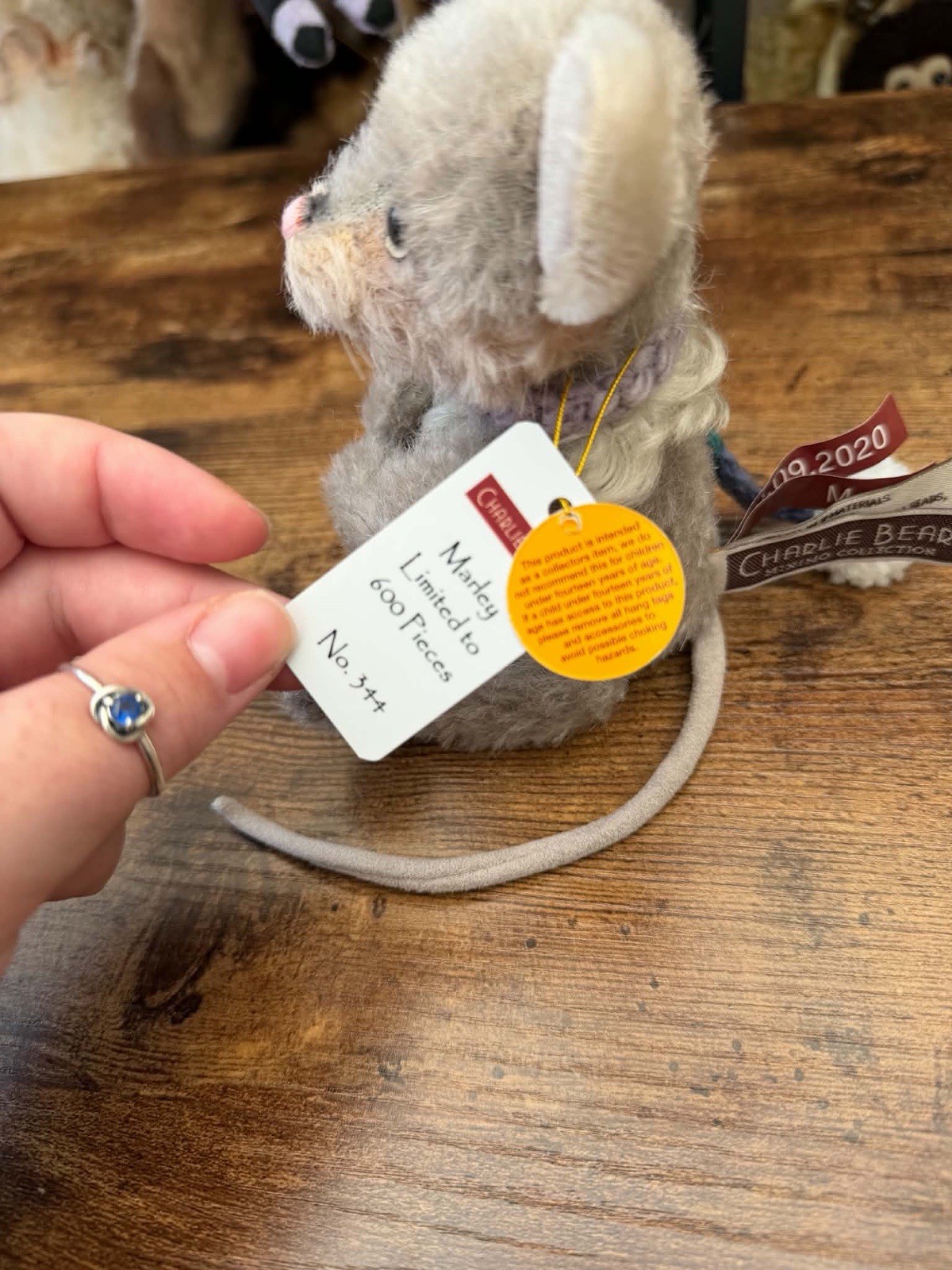 Charlie Bear Marley Mouse - Image 3