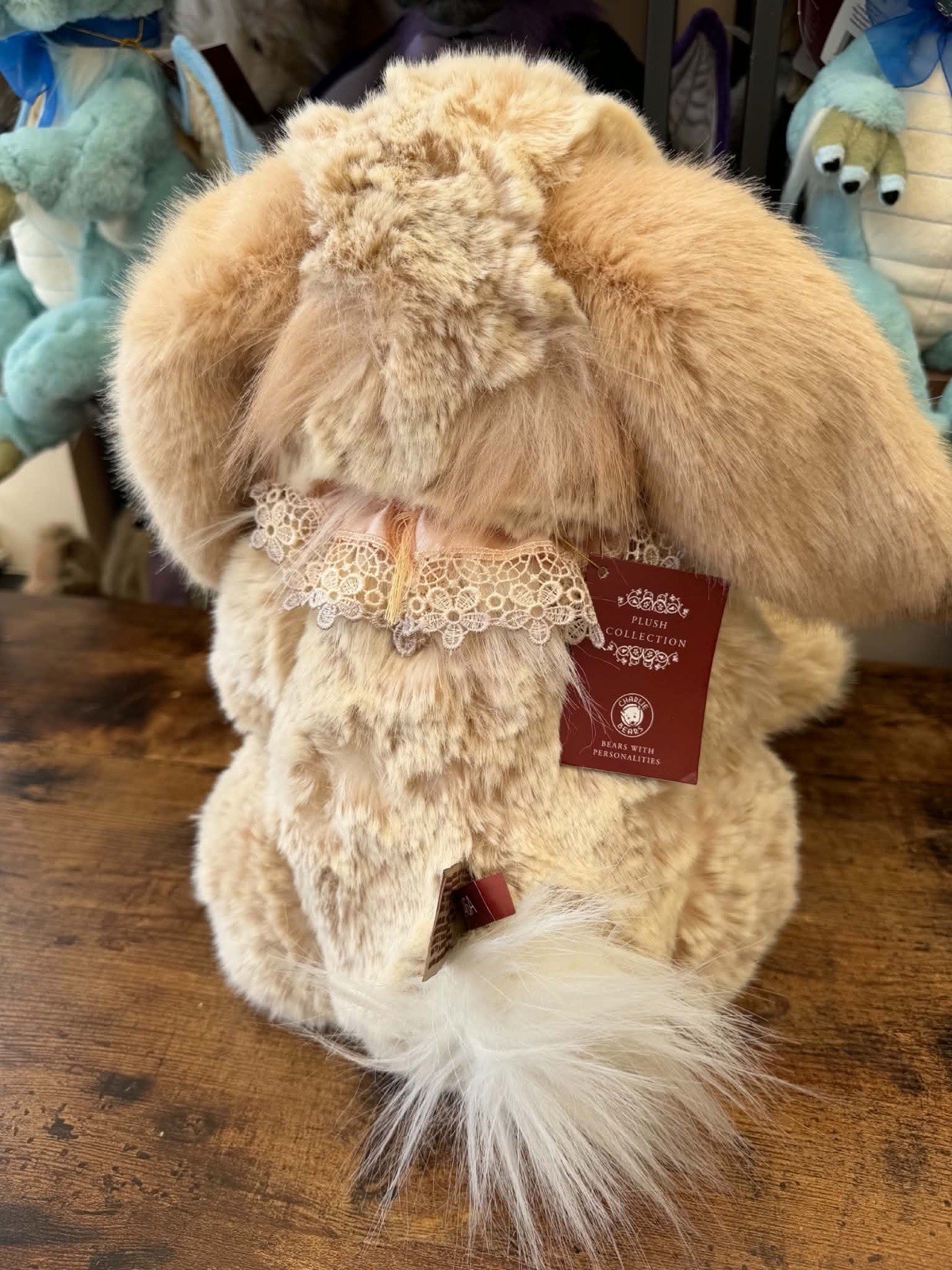 Retired Charlie bear WIlla Rabbit 46cm 2020 collection Isabelle Lee only 900 - Image 8
