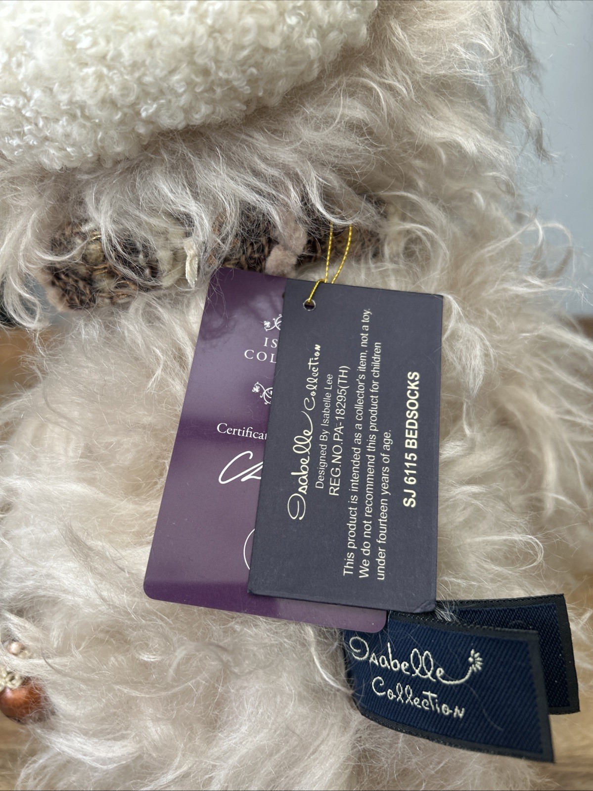 Charlie Bears Bedsocks - Isabelle Mohair collection - Image 6