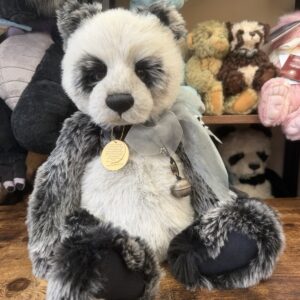 Charlie Bears Dominic Retired Jointed Panda Bear with Tags