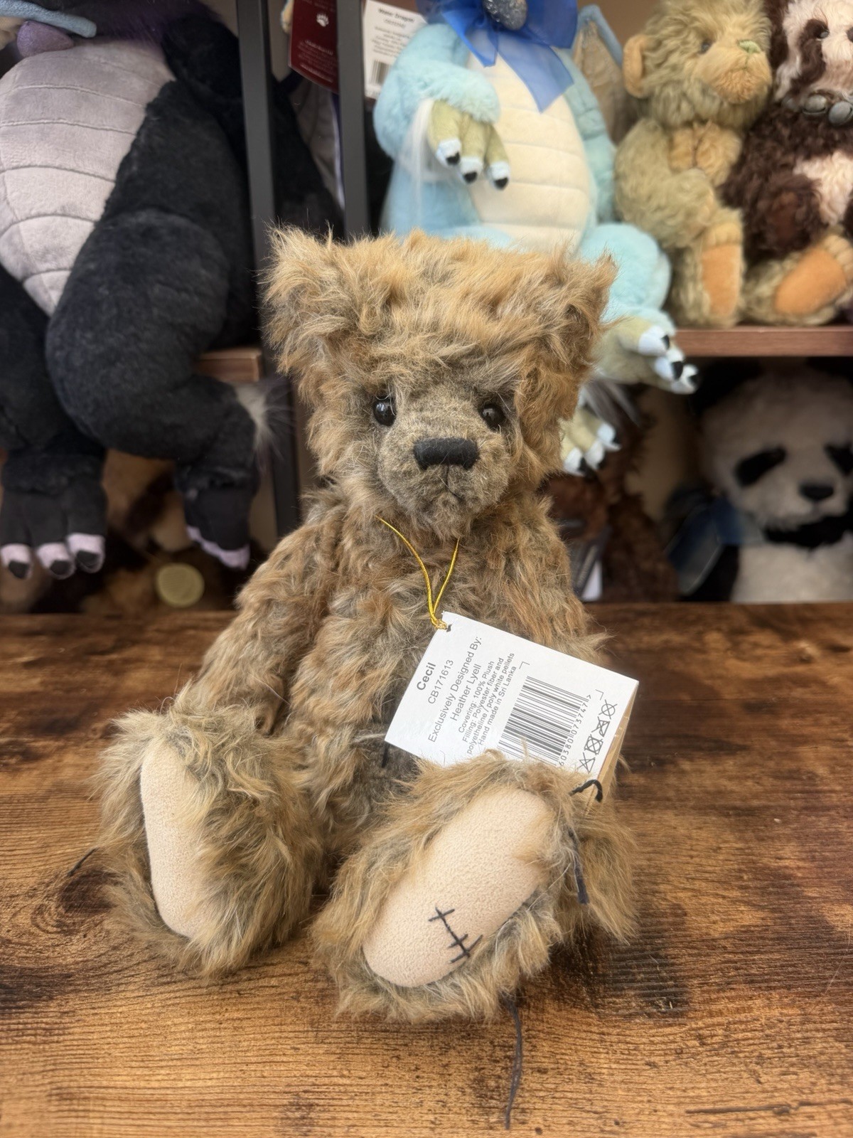 Charlie Bears Cecil - Plush Teddy Bear - 32cm - Designed By Heather Lyell