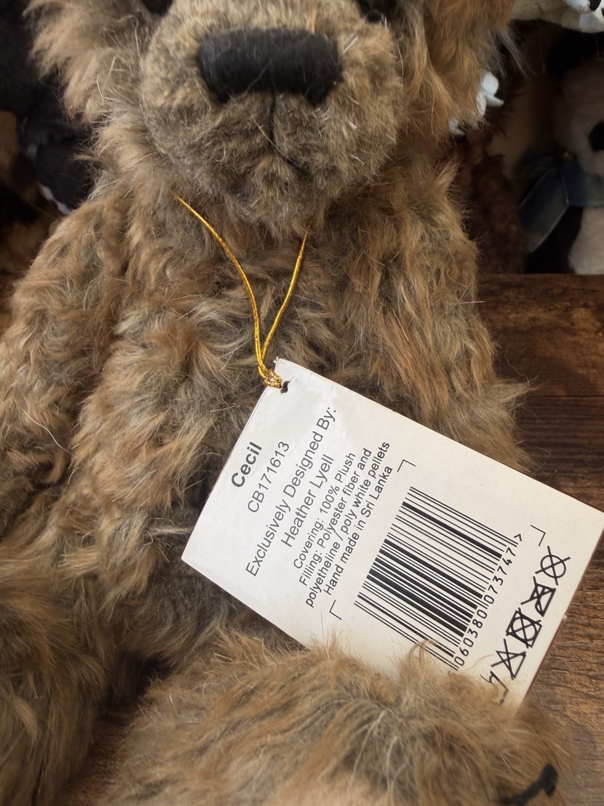 Charlie Bears Cecil - Plush Teddy Bear - 32cm - Designed By Heather Lyell - Image 3