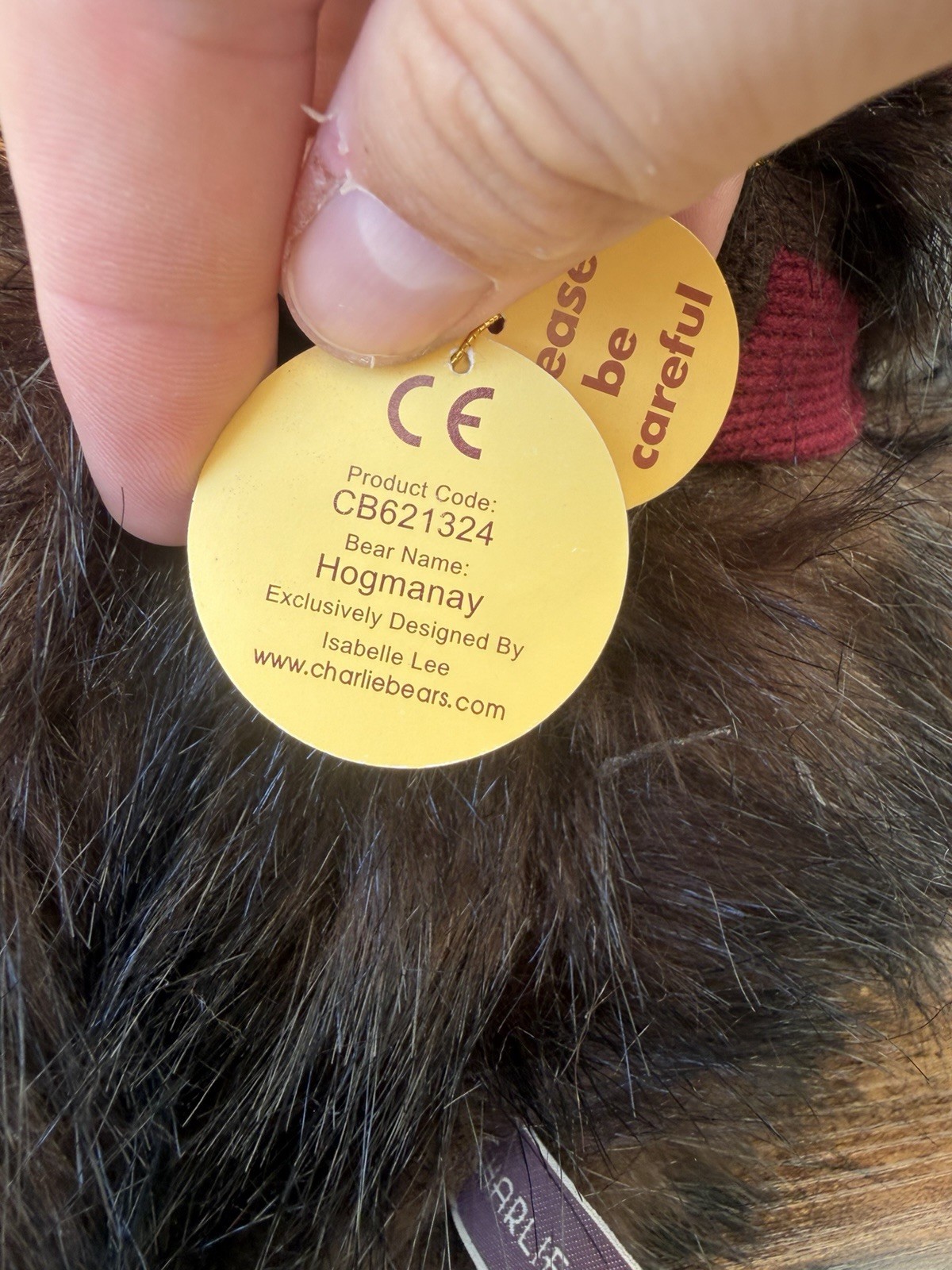 Charlie Bears: An ORIGINAL BEAUTIFUL HOGMANAY BEAR - Image 5