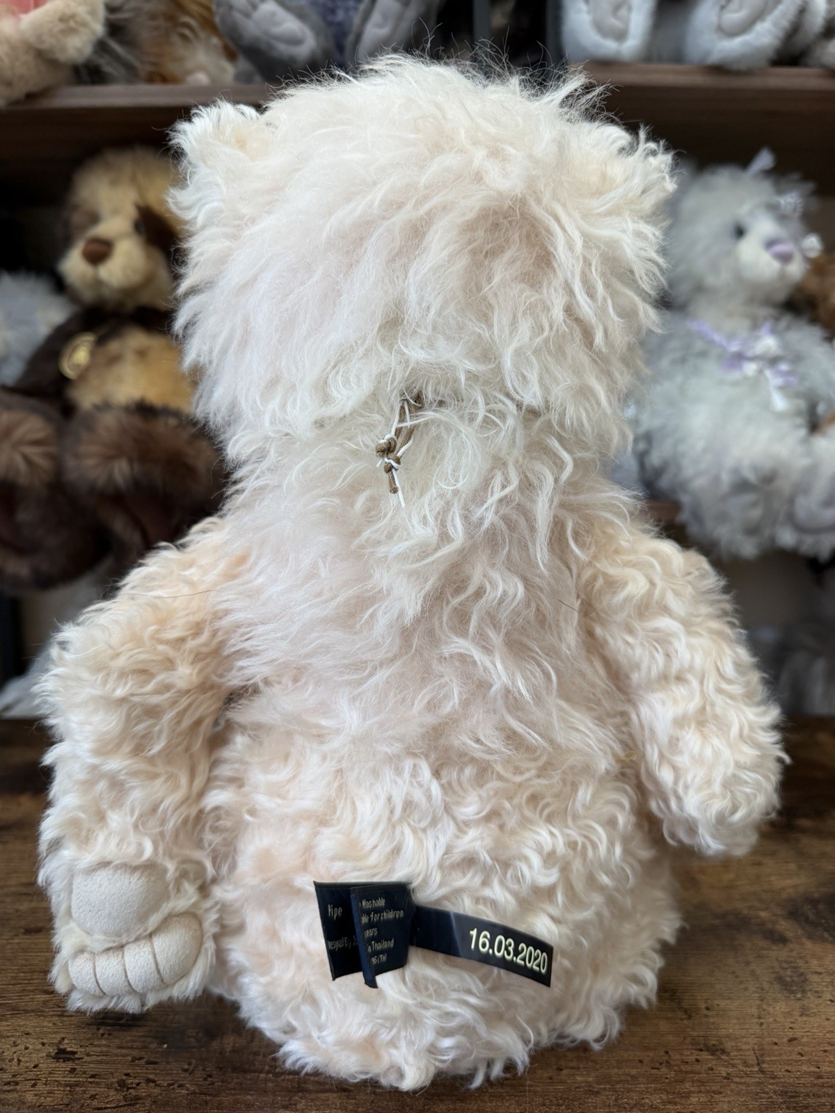 CHARLIE BEARS MOHAIR BEAR PIPE DREAM LTD TO 200 WORLDWIDE No Tags - Image 6