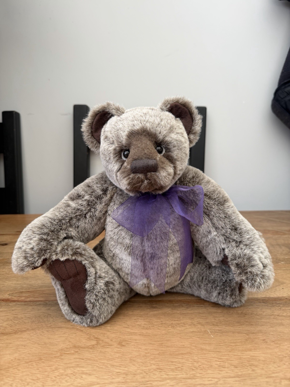 Charlie Bears Plush Sid Grey Bear CB094103A 2009 13 Inches with Tags - Image 2