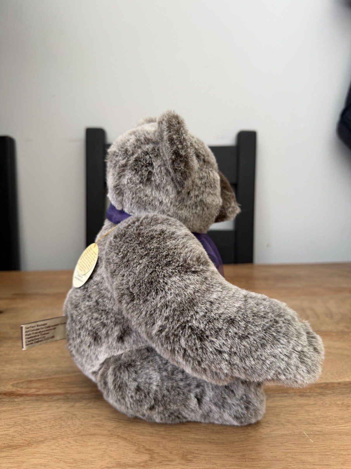 Charlie Bears Plush Sid Grey Bear CB094103A 2009 13 Inches with Tags - Image 5